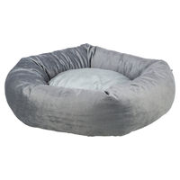 Produktbild von Trixie Hundebett Lionel rund grau aus recyceltem Polyester Durchmesser 50 cm