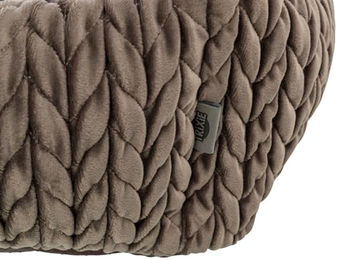 Trixie Hundebett Livia eckig braun grau 80x60 cm aus Polyester – Bild 1 von 9