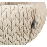 Produktbild von Trixie Hundebett Livia rund Beige für kleine Hunde und Welpen Durchmesser 50 cm