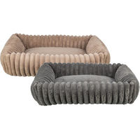 Produktbild von Trixie Hundebett Lonni Grau Kuschelbett für kleine Hunde und Welpen 65 x 50 cm