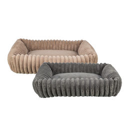 Trixie Hundebett Lonni Hundekorb aus Plüsch in Braun 80 x 60 cm – Bild 1 von 8