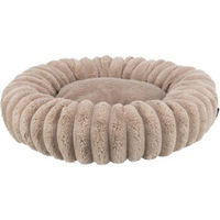 Produktbild von TRIXIE Hundebett Lonni rund in Braun mit Samtbezug Größe S 50 cm - 50 cm