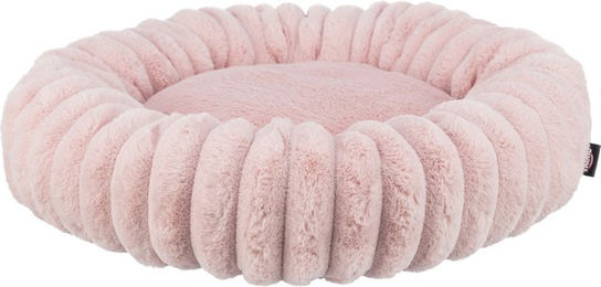 Trixie Hundebett Lonni rund rosa für kleine Hunde und Welpen Durchmesser 60 cm - 1 Stk. – Bild 1 von 4
