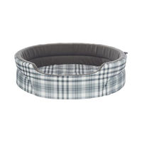 Produktbild von Trixie Hundebett Lucky Hundekissen für große Hunde in Grau Weiß Beige aus Polyester