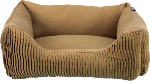 Trixie Hundebett Marley eckiger Hundekorb aus Baumwolle Ocker 80 x 60 cm – Bild 1 von 13
