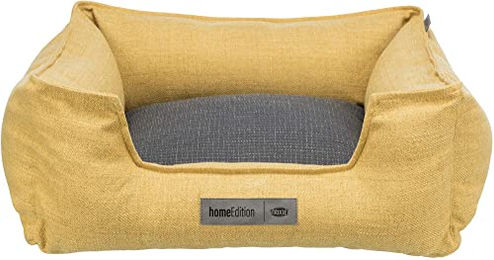 Trixie Hundebett Talis für mittelgroße Hunde Gelb Grau Schwarz aus Polyester – Bild 1 von 8