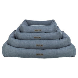 Produktbild von Trixie Hundebett Viviana eckig blau/hellblau 120 x 75 cm