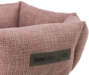 Trixie Hundebett Viviana rund in Rosa für kleine Hunde und Welpen mit weichem Samtbezug - 1 Stk. – Bild 1 von 4