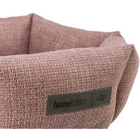 Produktbild von Trixie Hundebett Viviana rund in Rosa für kleine Hunde und Welpen mit weichem Samtbezug - 1 Stk.