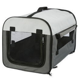 Trixie Hundebox Basic Transportbox aus Polyester Grau 50 x 50 x 60 cm – Bild 1 von 1