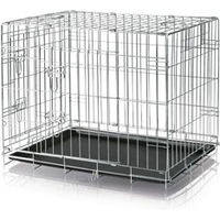 Produktbild von Trixie Hundebox Home Kennel Transportbox Größe M silberfarben