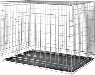 Trixie Hundebox Home XL faltbarer Hundekäfig mit 2 Türen und Sicherheitsverschlüssen 116 x 86 x 77 cm – Bild 1 von 9