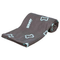 Produktbild von Trixie Hundedecke Barney Fleecedecke aus Polyester in Beige Grau Braun