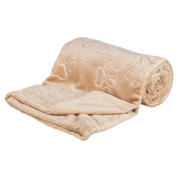 Trixie Hundedecke Barry aus Plüsch in Beige 150 x 100 cm – Bild 1 von 2
