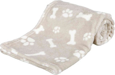 Trixie Hundedecke Kenny aus Plüsch beige Größe L – Bild 1 von 2