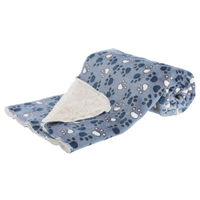 Produktbild von TRIXIE Hundedecke Tammy aus Softplüsch Blau/Beige 150 x 100 cm