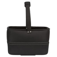 Produktbild von Trixie Hundefahrradkorb Mini Schwarz aus Kunststoff wasserdicht für alle Altersstufen
