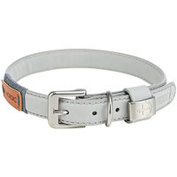 Produktbild von TRIXIE Hundehalsband BE NORDIC aus Leder Grau Größe M für mittelgroße Hunde