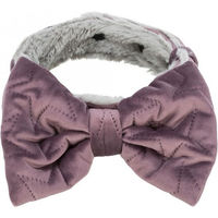 Produktbild von Trixie Hundehalsband Estelle aus Plüsch mit Schleife Lila Grün Größe M/L 40-55 cm