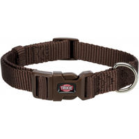 Produktbild von Trixie Hundehalsband Gurtband Braun L-XL