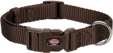 Trixie Hundehalsband Gurtband Braun M-L – Bild 1 von 1