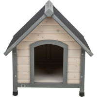 Produktbild von Trixie Hundehütte Cottage Satteldach aus Holz in Grau S–M