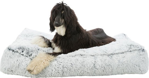 Trixie Hundekissen Harvey eckig weiß-schwarz-grau 120 x 80 cm – Bild 1 von 4