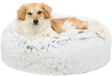 Produktbild von Trixie Hundekissen Harvey rund 60 cm weiß grau