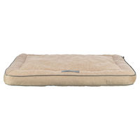 Produktbild von Trixie Hundekissen Liano eckig aus Webstoff und Samt in Beige 120 x 70 cm