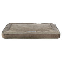 Produktbild von Trixie Hundekissen Liano eckig aus Webstoff und Samt in Taupe/Beige