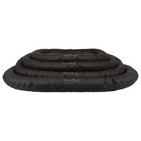 Produktbild von Trixie Hundekissen Samoa Classic oval schwarz 100 x 75 cm