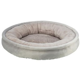 Produktbild von Trixie Hundekorb Emmi Rund aus Plüsch Grau