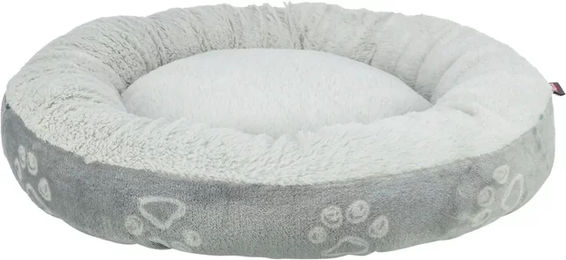 Trixie Hundekorb Jimmy Soft rund aus Plüsch Grau 50 cm – Bild 1 von 2
