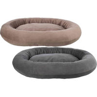 Produktbild von Trixie Hundekorb Talia Oval aus Velours in Grau 120 x 95 cm
