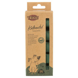Trixie Hundekotbeutel kompostierbar Grün 40 Stück - 10 x 10 Stk. – Bild 1 von 3
