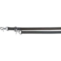 TRIXIE Hundeleine aus Leder Rustic V-Leine in Grau M–L 2,00 m – Bild 1 von 3