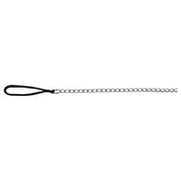 Produktbild von Trixie Hundeleine aus Metall mit Nylon-Handschlaufe Schwarz 1,00 m - 1 m
