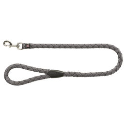 Trixie Hundeleine Cavo Kurzführer aus Polyester in Grau Größe S-M - 1 Stk. – Bild 1 von 7