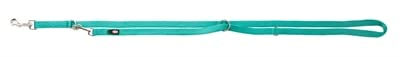 Produktbild von Trixie Hundeleine Premium verstellbar in Ozeanblau 200x2 cm - 2 m