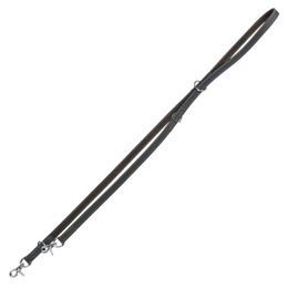 TRIXIE Hundeleine Rustic V-Leine aus Leder in Grau L–XL 2,00 m – Bild 1 von 3