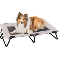 Produktbild von Trixie Hundeliege für große Rassen aus Polyester in Beige Schwarz Grau 120 x 70 x 19 cm - 1 Stk.
