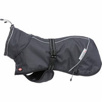 Produktbild von Trixie Hundemantel Calvi wasserdicht aus Polyester in Schwarz und Grau