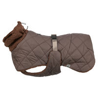 Produktbild von Trixie Hundemantel Minot Sherpa braun Größe M mit 50 cm Rückenlänge