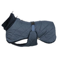 Produktbild von Trixie Hundemantel Minot Sherpa dunkelblau Größe M mit 45 cm Rückenlänge