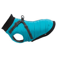 Produktbild von Trixie Hundemantel Pontis aqua mit integriertem Geschirr Türkis Größe M wasserabweisend - 1 Stk.