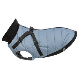 Produktbild von Trixie Hundemantel Pontis Winter blau-grau wasserabweisend Größe S