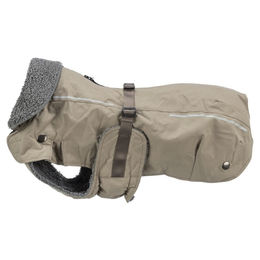 Trixie Hundemantel Rouen 2 in 1 Wintermantel wasserabweisend Polyester Beige Größe XS Rückenlänge 32 cm – Bild 1 von 4