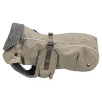 Produktbild von Trixie Hundemantel Rouen 2 in 1 Wintermantel wasserabweisend Polyester Beige Größe XS Rückenlänge 32 cm
