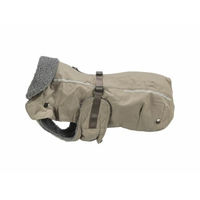 Produktbild von Trixie Hundemantel Rouen 2 in 1 Wintermantel wasserabweisend Polyester Sand Größe S 34 cm
