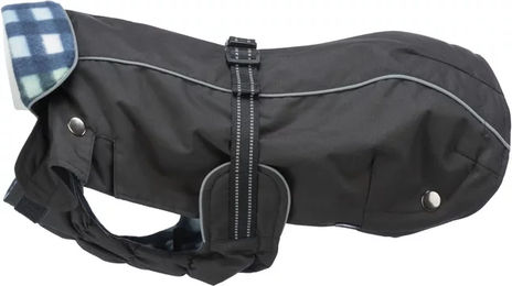 Trixie Hundemantel Rouen 2-in-1 Wintermantel wasserabweisend Schwarz Größe M – Bild 1 von 9